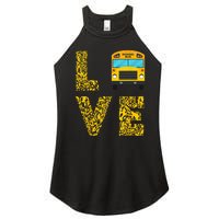 School Bus Driver Love Driving Bus Lover Women's Perfect Tri Rocker Tank