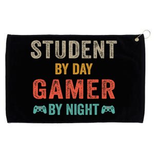 Student By Day Gamer By Night Meme For Gamers Grommeted Golf Towel