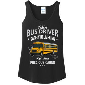 School Bus Driver - Safely Delivering Precious Ladies Essential Tank