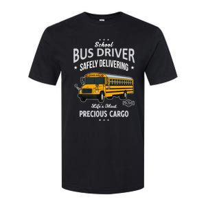 School Bus Driver - Safely Delivering Precious Softstyle CVC T-Shirt