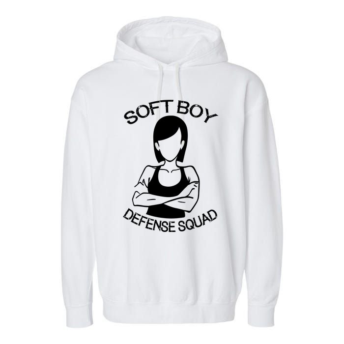 Soft Boy Defense Squad Garment-Dyed Fleece Hoodie