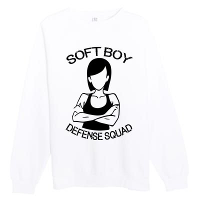 Soft Boy Defense Squad Premium Crewneck Sweatshirt