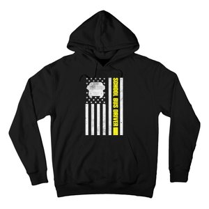 School Bus Driver American Flag, School Bus Driver Hoodie