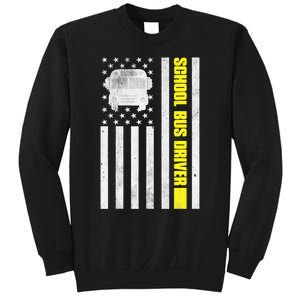 School Bus Driver American Flag, School Bus Driver Sweatshirt