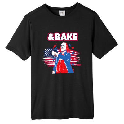 Shake & Bake Drinking American Presidents Happy 4th Of July Tall Fusion ChromaSoft Performance T-Shirt