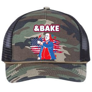 Shake & Bake Drinking American Presidents Happy 4th Of July Retro Rope Trucker Hat Cap