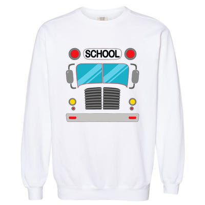 School Bus Driver Costume Halloween Funny Adults and Garment-Dyed Sweatshirt