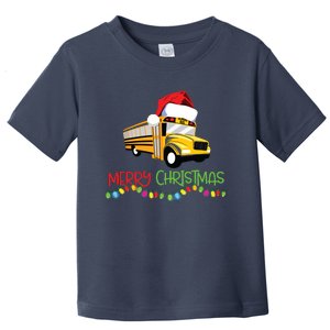 School Bus Driver Christmas Favorite Driver Toddler T-Shirt