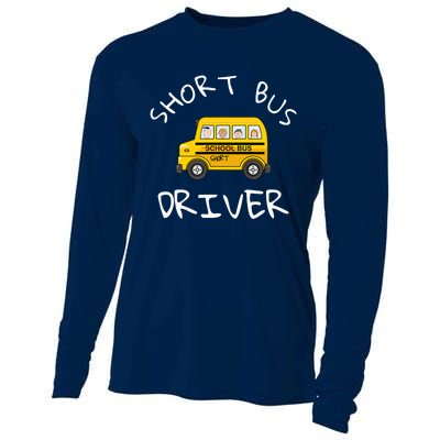 School bus driver Funny Novelty School Bus Driver Cooling Performance Long Sleeve Crew