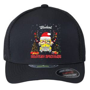 School Bus Driver Christmas Student Delivery Specialist Xmas Flexfit Unipanel Trucker Cap