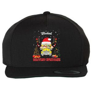 School Bus Driver Christmas Student Delivery Specialist Xmas Wool Snapback Cap