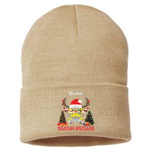 School Bus Driver Christmas Student Delivery Specialist Xmas Sustainable Knit Beanie