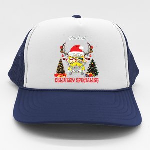 School Bus Driver Christmas Student Delivery Specialist Xmas Trucker Hat