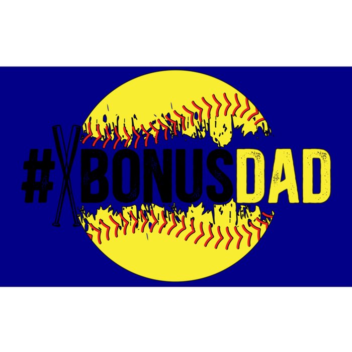 Softball Bonus Dad Proud Softball Player Bonus Dad Meaningful Gift Bumper Sticker