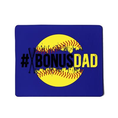 Softball Bonus Dad Proud Softball Player Bonus Dad Meaningful Gift Mousepad