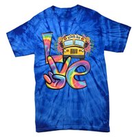 School Bus Driver Tie Dye Valentines Day Love Gift Tie-Dye T-Shirt