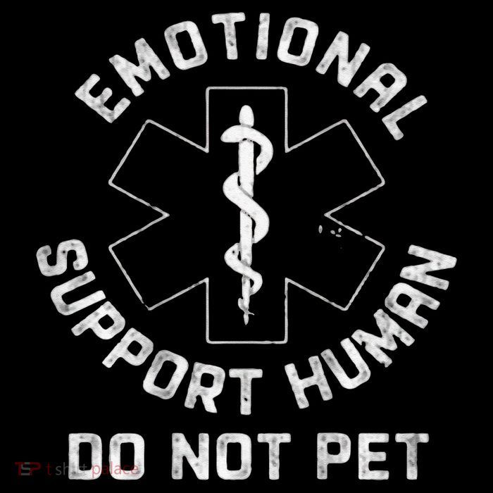 S Back Do Not Pet Emotional Support Husband Funny 7-Panel Snapback Hat