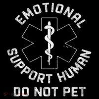 S Back Do Not Pet Emotional Support Husband Funny Mug