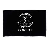 S Back Do Not Pet Emotional Support Husband Funny Microfiber Hand Towel