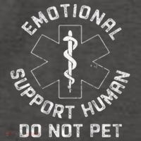 S Back Do Not Pet Emotional Support Husband Funny Vector Backpack
