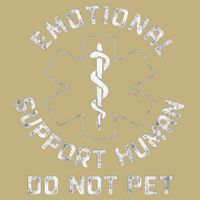 S Back Do Not Pet Emotional Support Husband Funny Cooling Performance Crew T-Shirt