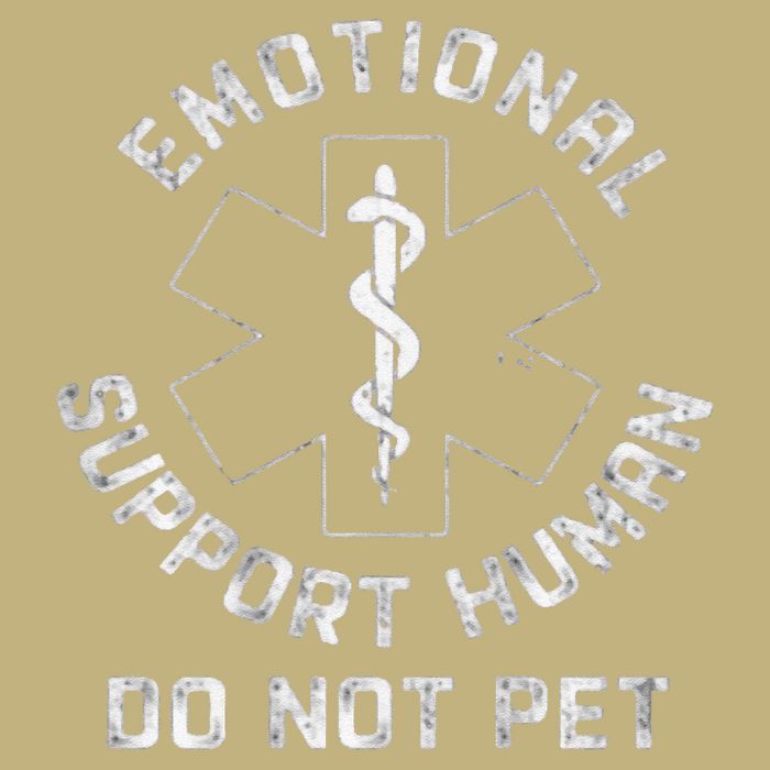 S Back Do Not Pet Emotional Support Husband Funny Cooling Performance Crew T-Shirt