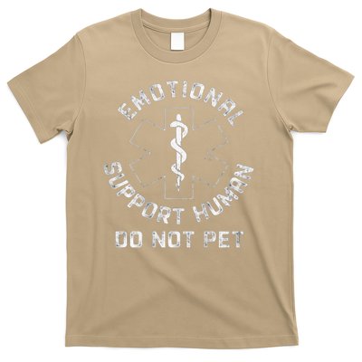S Back Do Not Pet Emotional Support Husband Funny T-Shirt