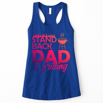 Step Back Dad Grills Father Grill Saying Grill Cool Gift Womens Tank Top