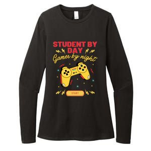 Student By Day Gamer By Night Womens CVC Long Sleeve Shirt