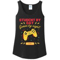 Student By Day Gamer By Night Ladies Essential Tank