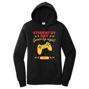 Student By Day Gamer By Night Women's Pullover Hoodie