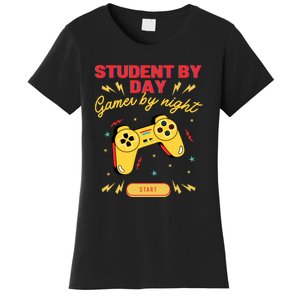 Student By Day Gamer By Night Women's T-Shirt