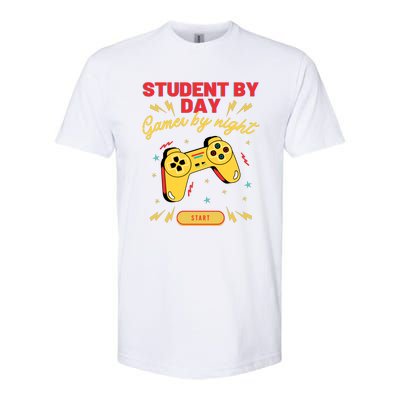 Student By Day Gamer By Night Softstyle® CVC T-Shirt