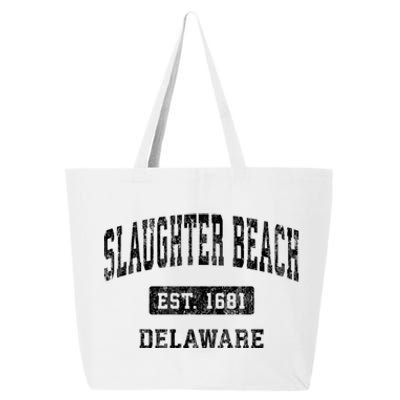 Slaughter Beach Delaware De Vintage Sports Established 25L Jumbo Tote