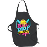 Softball Big Drip Energy Ice Cream Dripping Softball Apron