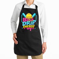 Softball Big Drip Energy Ice Cream Dripping Softball Apron
