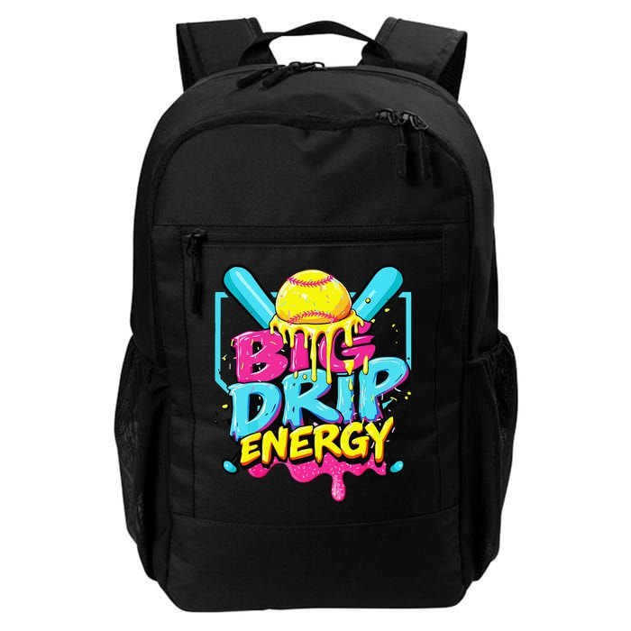 Softball Big Drip Energy Ice Cream Dripping Softball Backpack