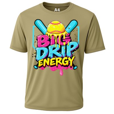 Softball Big Drip Energy Ice Cream Dripping Softball Performance Shirt