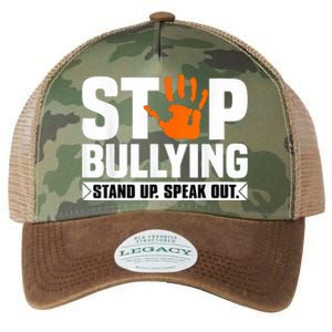 Stop Bullying Design Orange Stand Up Speak Out Unity Day Legacy Tie Dye Trucker Hat