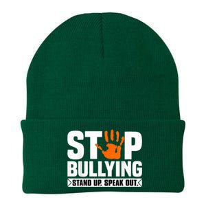 Stop Bullying Design Orange Stand Up Speak Out Unity Day Knit Cap Winter Beanie