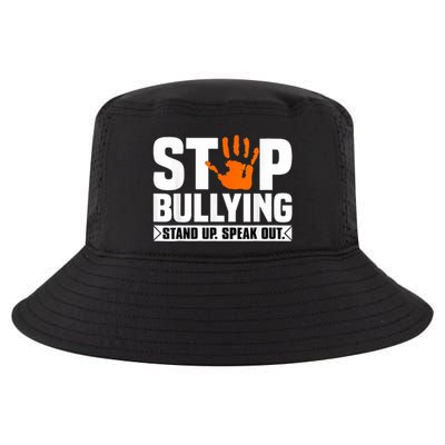 Stop Bullying Design Orange Stand Up Speak Out Unity Day Cool Comfort Performance Bucket Hat