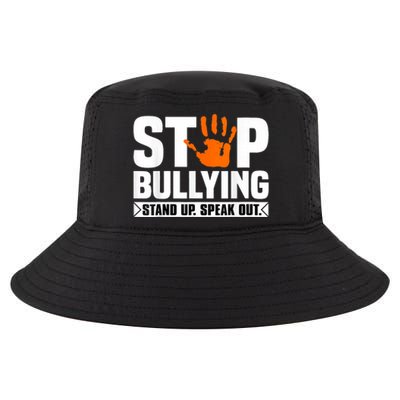 Stop Bullying Design Orange Stand Up Speak Out Unity Day Cool Comfort Performance Bucket Hat