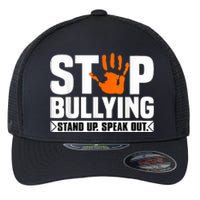 Stop Bullying Design Orange Stand Up Speak Out Unity Day Flexfit Unipanel Trucker Cap