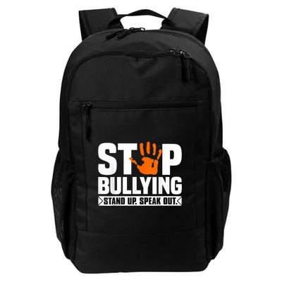 Stop Bullying Design Orange Stand Up Speak Out Unity Day Daily Commute Backpack