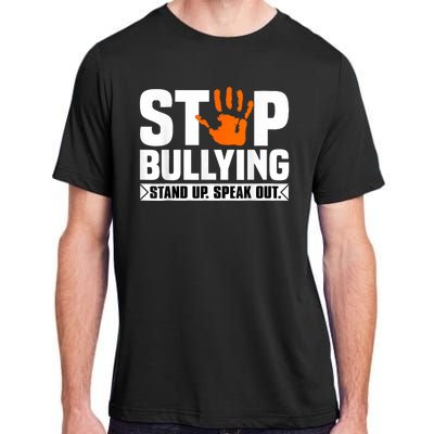 Stop Bullying Design Orange Stand Up Speak Out Unity Day Adult ChromaSoft Performance T-Shirt