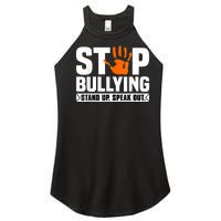 Stop Bullying Design Orange Stand Up Speak Out Unity Day Women’s Perfect Tri Rocker Tank