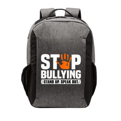 Stop Bullying Design Orange Stand Up Speak Out Unity Day Vector Backpack
