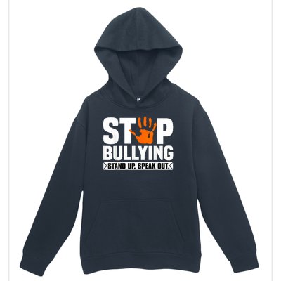 Stop Bullying Design Orange Stand Up Speak Out Unity Day Urban Pullover Hoodie