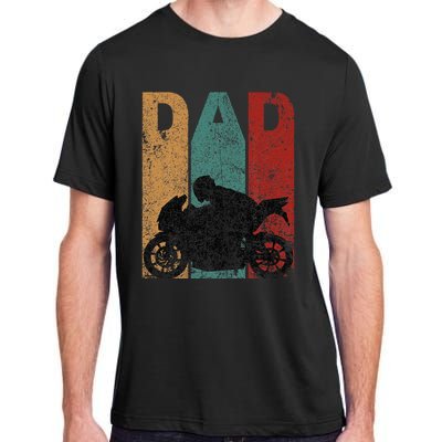 Sport Bike Dad Fathers Day Gift Biker Motorcycle Adult ChromaSoft Performance T-Shirt