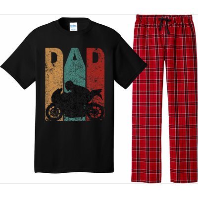 Sport Bike Dad Fathers Day Gift Biker Motorcycle Pajama Set